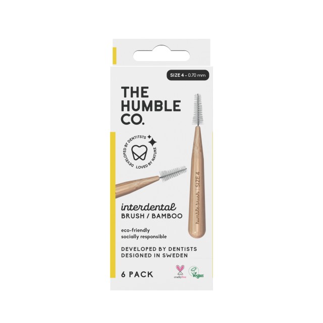 The Humble Co. Bamboo Interdental Brush Size 4 - 0.7mm Yellow Μεσοδόντ … The Humble Co. Bamboo Interdental Brush Size 4 - 0.7mm Yellow Μεσοδόντ …