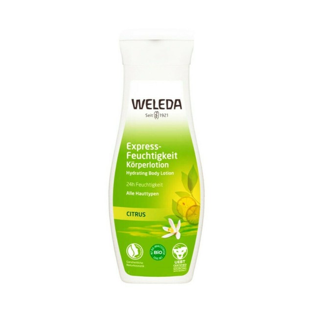 Weleda Citrus Hydrating Body Lotion Γαλάκτωμα Σώματος Κίτρο 24ωρης Ενυ …