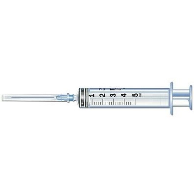 Pic Σύριγγα G22x1 1/2 5ml Με Βελόνα Pic Σύριγγα G22x1 1/2 5ml Με Βελόνα