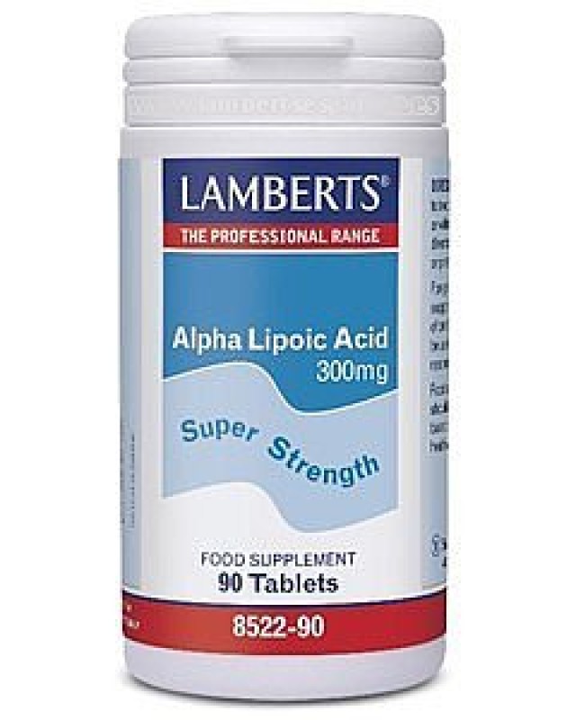 Lamberts Alpha Lipoic Acid 300mg, Αντιοξειδωτικό Συμπλήρωμα Άλφα Λιποϊ …