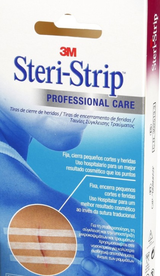 3M STERI STRIP 6mmX100mm Αυτοκόλλητες Ταινίες Σύγκλεισης Τραυμάτων 1 Φ … 3M STERI STRIP 6mmX100mm Αυτοκόλλητες Ταινίες Σύγκλεισης Τραυμάτων 1 Φ …