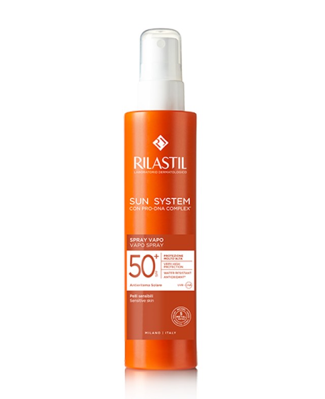 Rilastil Sun System Vapo Spray SPF50+ Αντηλιακό Γαλάκτωμα Σώματος σε Spray Πολύ Υψηλής Προστασίας 200ml