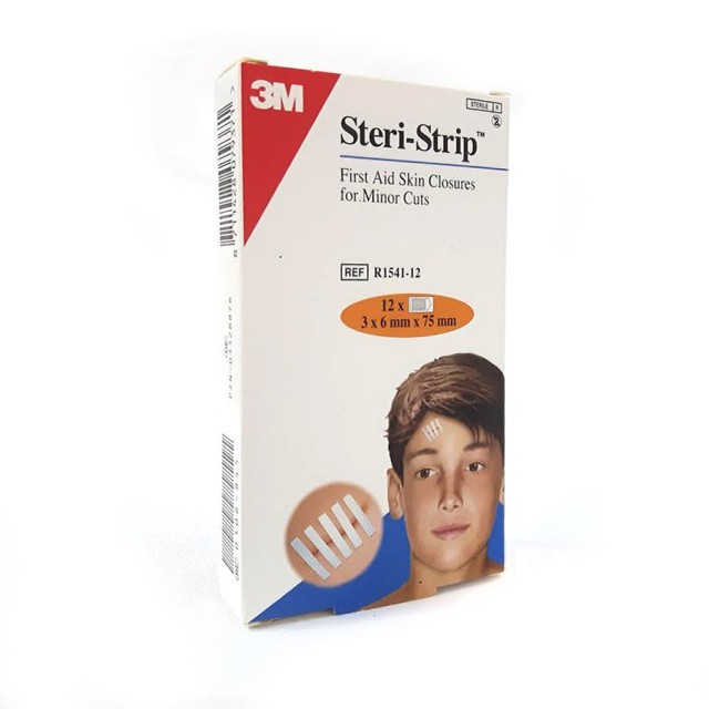 3M Steri Strip Αυτοκόλλητες Ταινίες Συγκράτησης Δέρματος (6mm x 75mm) … 3M Steri Strip Αυτοκόλλητες Ταινίες Συγκράτησης Δέρματος (6mm x 75mm) …
