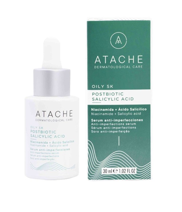 Atache Postbiotic Salicylic Acid Serum Ορός Προσώπου για Λιπαρές, Μικτ &hellip;