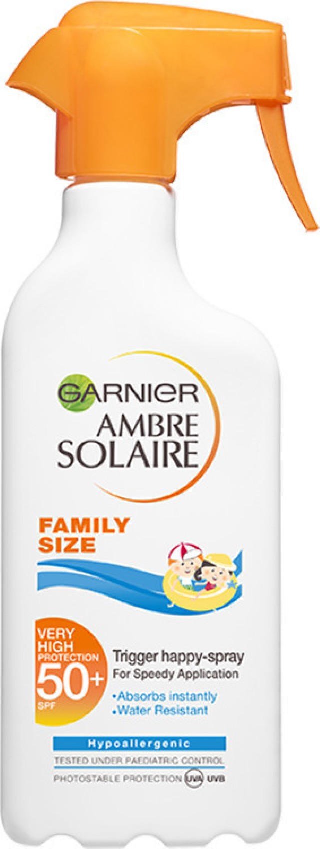 Garnier Ambre Solaire Kids Sensitive Advanced Trigger Spray SPF50+ Παιδικό Αντηλιακό Γαλάκτωμα Σε Σπρει  300ml