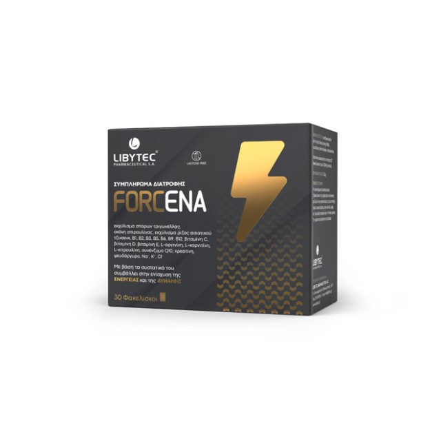 Libytec Forcena για Ενίσχυση της Ενέργεια & της Δύναμης 30 Φακελίσκοι