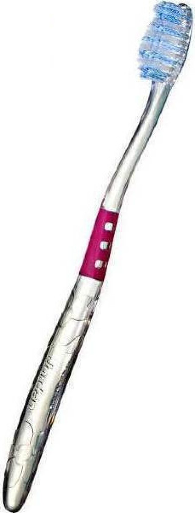 Jordan Target White Soft Οδοντόβουρτσα Μαλακή Διάφανο με Ροζ Λαβή 1 Τεμάχιο