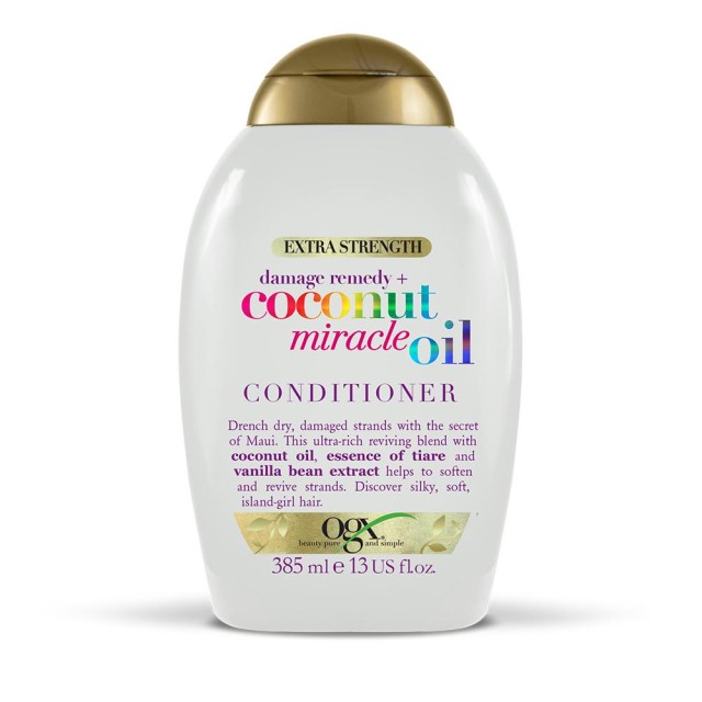 OGX Coconut Miracle Oil Conditioner Αποκατάστασης για τα Μαλλιά 385ml