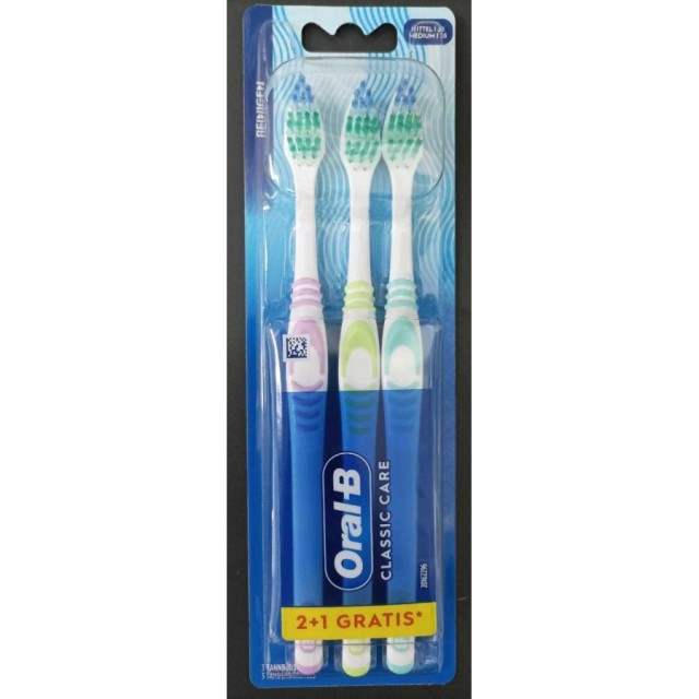 Oral B PROMO 123 Classic Care Χειροκίνητη Οδοντόβουρτσα Μέτρια σε Διάφ … Oral B PROMO 123 Classic Care Χειροκίνητη Οδοντόβουρτσα Μέτρια σε Διάφ …