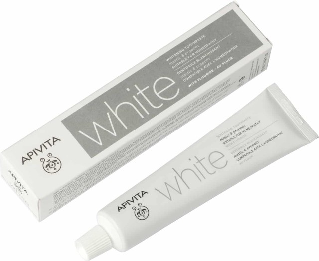 Apivita White Οδοντόκρεμα Με Μαστίχα & Πρόπολη 75ml