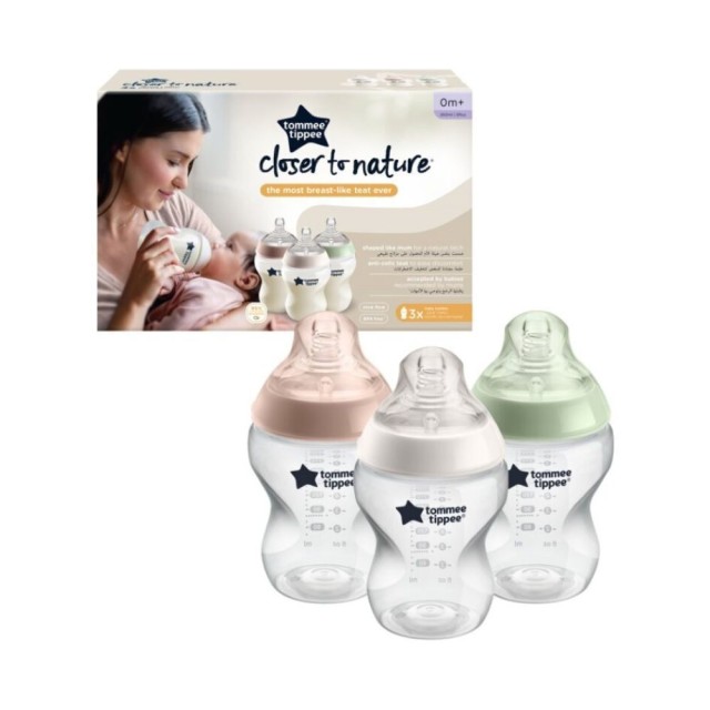 Tommee - Tippee PROMO Πλαστικό Μπιμπερό Closer to Nature για 0m+ Θηλή …