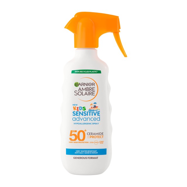 Garnier Ambre Solaire Kids Sensitive Advanced Γαλάκτωμα SPF50+ Kατάλλη … Garnier Ambre Solaire Kids Sensitive Advanced Γαλάκτωμα SPF50+ Kατάλλη …