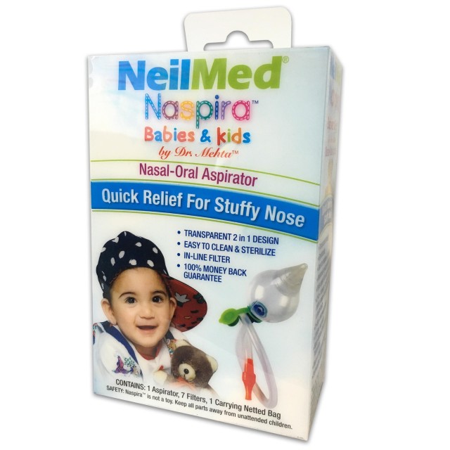 NeilMed Naspira Babies & Kids Ρινικος Αναρροφητήρας για Βρέφη & Παιδιά …