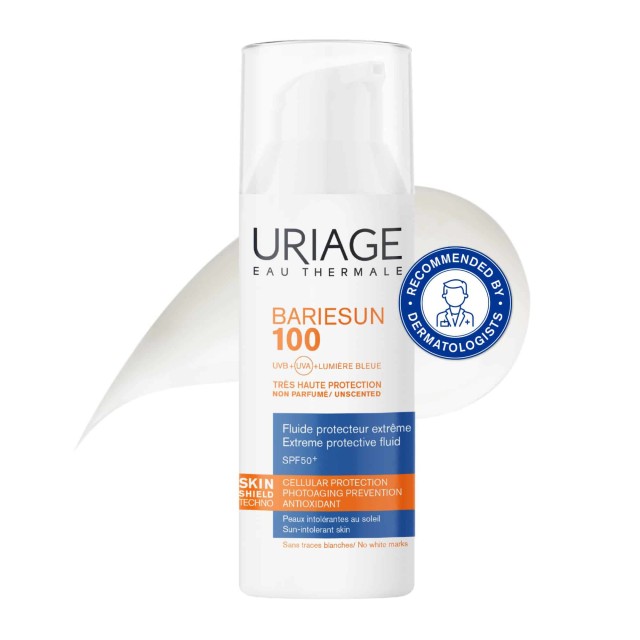 Uriage Bariésun SPF50+ Αντηλιακό Fluid 100 F Κατά της Φωτογήρανσης 50m … Uriage Bariésun SPF50+ Αντηλιακό Fluid 100 F Κατά της Φωτογήρανσης 50m …