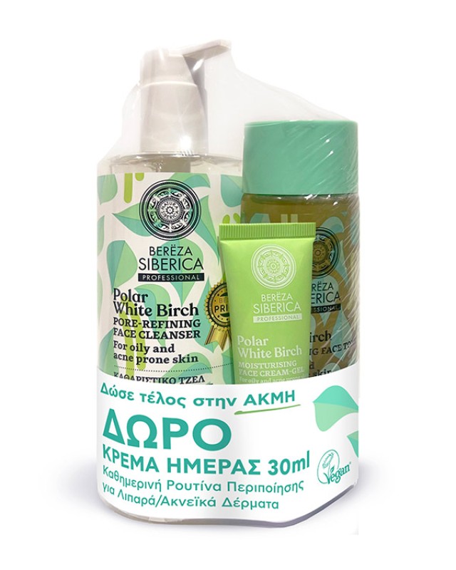 Natura Siberica PROMO Bereza Καθαριστικό Gel Προσώπου 400ml - Toner Το …