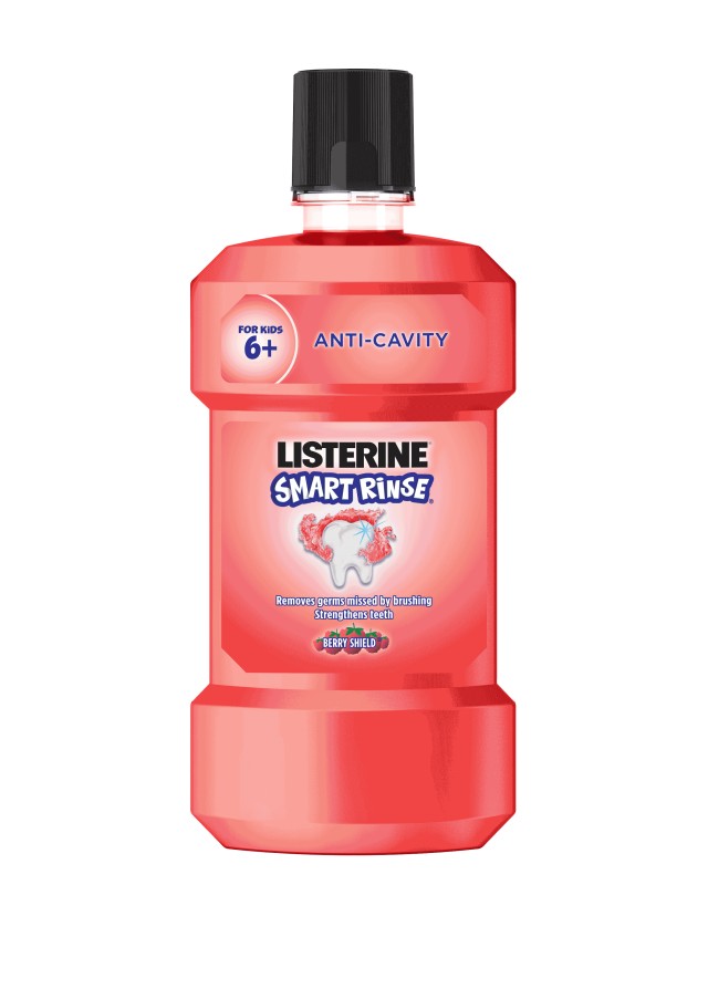 Listerine Kids Mouthwash Smart Rinse Mild Berry 250ml