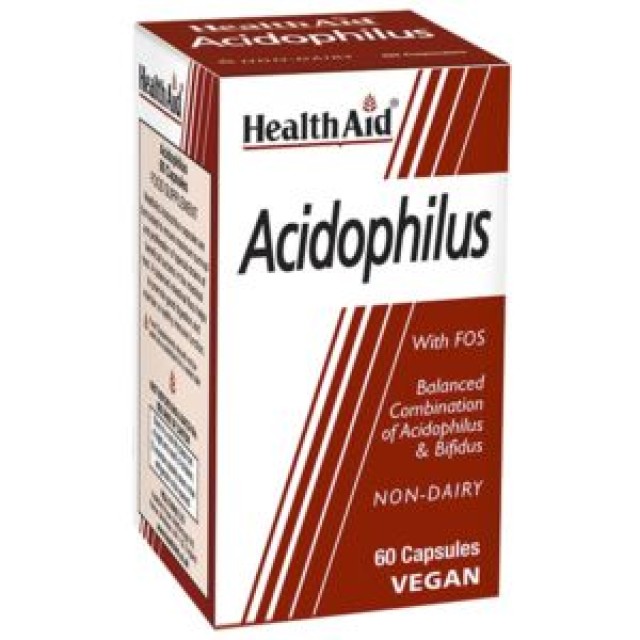 Health Aid Balanced Acidophilus Vegetarian Προβιοτικά 100 εκατ. με Πρε …