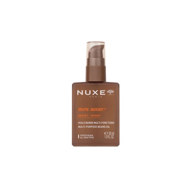 Nuxe Men Boost Multi Purpose Beard Oil Πολυχρηστικό Έλαιο για τα Γένια &hellip;