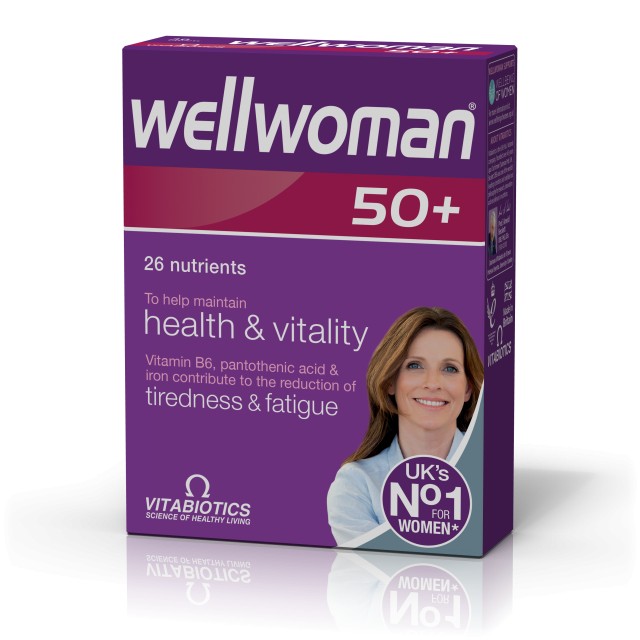 Vitabiotics Wellwoman 50+ Πολυβιταμίνη για Γυναίκες άνω των 50 ετών 30 … Vitabiotics Wellwoman 50+ Πολυβιταμίνη για Γυναίκες άνω των 50 ετών 30 …