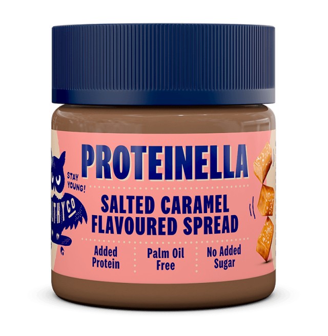 Healthy Co Proteinella Salted Caramel Κρέμα (Spread) Αλατισμένης Καραμέλας Εμπλουτισμένη με Πρωτεΐνη 400gr