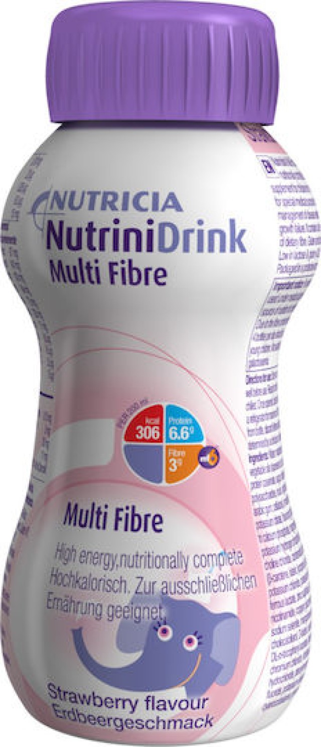 Nutricia NutriniDrink Multi Fibre Θρεπτικό Ρόφημα Φυτικών Ινών για Παι …