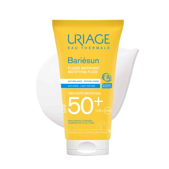 Uriage Bariésun Mat Fluid SPF50+ Αντιηλιακή Κρέμα Προσώπου 50ml