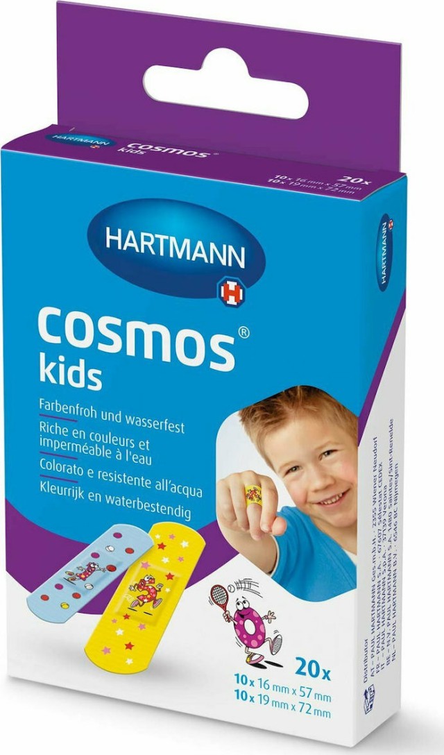 Hartmann Cosmos Kids Αυτοκόλλητα Παιδικά Επιθέματα σε 2 Μεγέθη με Σχέδια 20 Τεμάχια