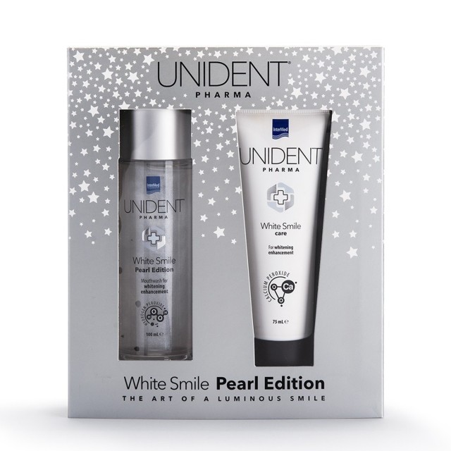Intermed PROMO Unident White Smile Pearl Edition Λευκαντική Οδοντόκρεμ … Intermed PROMO Unident White Smile Pearl Edition Λευκαντική Οδοντόκρεμ …