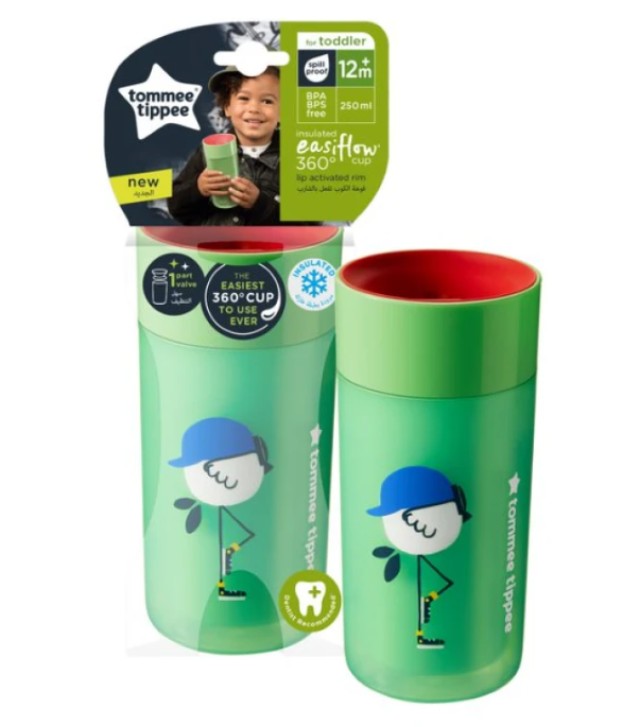 Tommee - Tippee Explora Insulate Cup Green 360° (NE SE HB SA) Εκπαιδευτικό Κύπελλο Πράσινο Ισοθερμικό για 12m+ 250ml Tommee - Tippee Explora Insulate Cup Green 360° (NE SE HB SA) Εκπαιδευ …