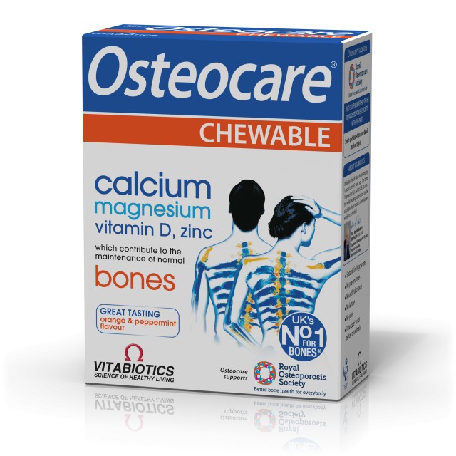Vitabiotics Osteocare Chewable 30 Μασώμενες Ταμπλέτες