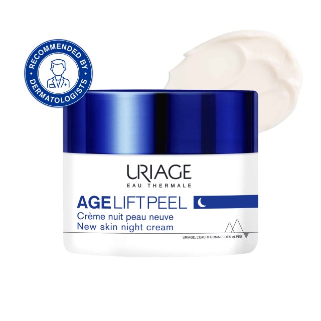 Uriage Age Lift Peel New Skin Night Cream Αντιγηραντική Κρέμα Νυκτός, …