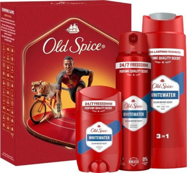 Old Spice PROMO Xmas Box Whitewater Shower Gel 3 in 1 για Άνδρες 250ml &hellip;