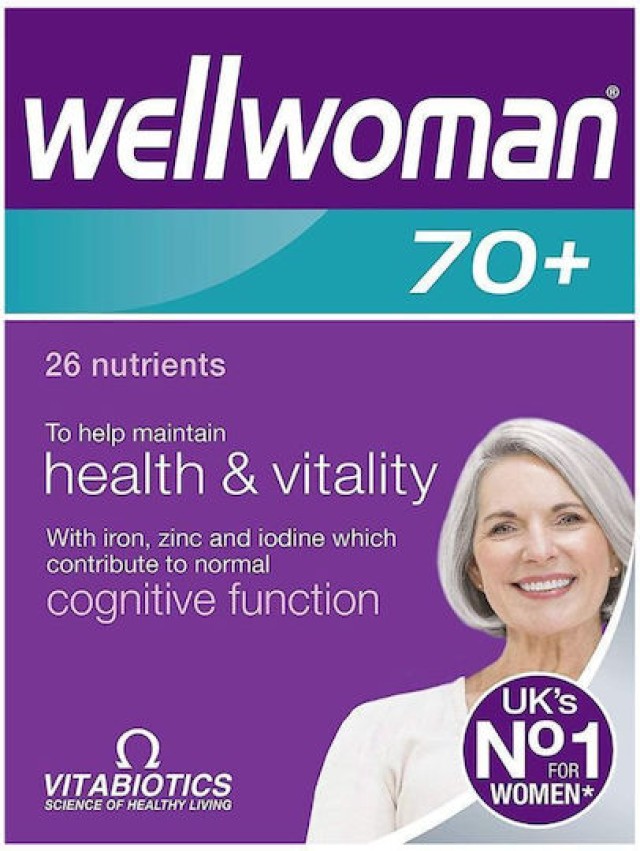 Vitabiotics Wellwoman 70+ Φόρμουλα για την Ευημερία των Γυναικών άνω τ … Vitabiotics Wellwoman 70+ Φόρμουλα για την Ευημερία των Γυναικών άνω τ …