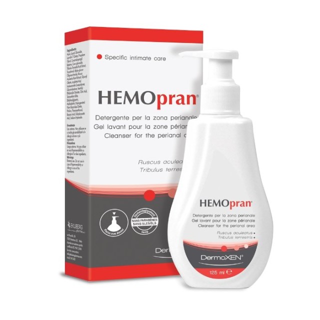 DermoXEN HEMOpran Cleanser Για την περιοχή γύρω από τον πρωκτό, 125ml
