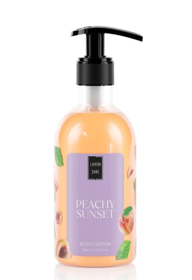 Lavish Care Peachy Sunset Body Lotion Ενυδατικό Γαλάκτωμα Σώματος με Ά …