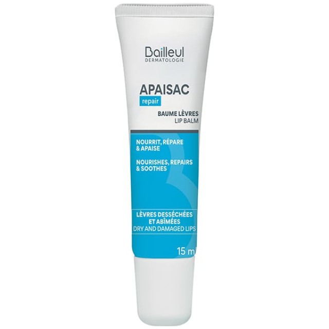 Bailleul Dermatologie Apaisac Baume Levres Επανορθωτικό Lip Balm για τ &hellip;