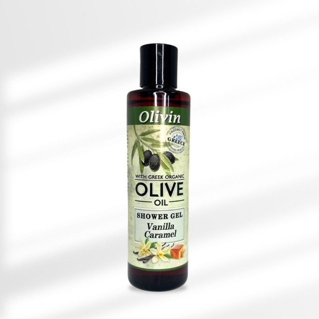 Olivin Shower Gel Vanilla Caramel Αφρόλουτρο με Άρωμα Βανίλια Καραμέλα …