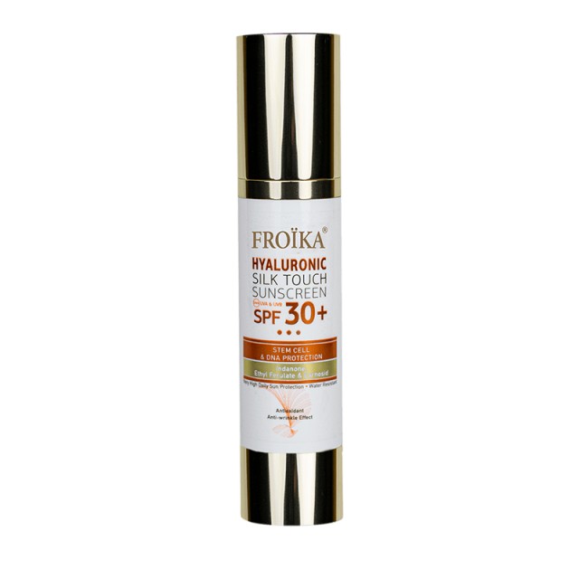 Froika Hyaluronic Silk Touch Sunscreen SPF30 Αντηλιακή Κρέμα Προσώπου με Αντιγηραντικές Ιδιότητες 50ml