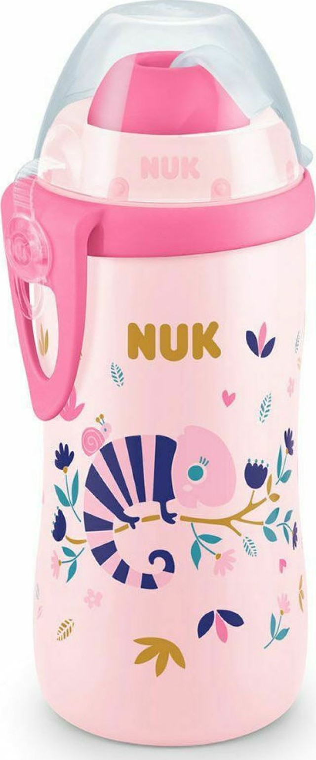 Nuk Flexi Cup Παγουράκι που Αλλάζει Χρώμα με Καλαμάκι Σιλικόνης για 12 &hellip;