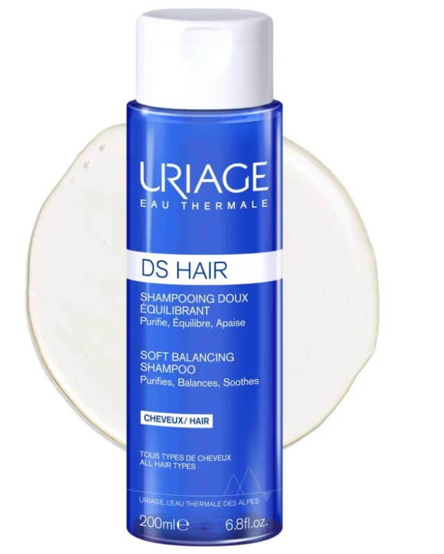 Uriage D.S Hair Balancing Shampoo Απαλό Σαμπουάν - Εξισορρόπηση 200ml