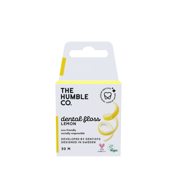 The Humble Co. Dental Floss Lemon Οδοντικό Νήμα Καθαρισμού με Γεύση Λε &hellip;