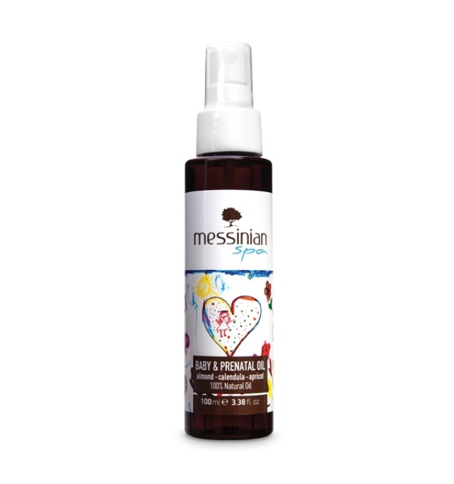 Messinian Spa Baby & Prenatal Oil Φυσικό Λάδι για Μασάζ για Παιδιά & Ε …