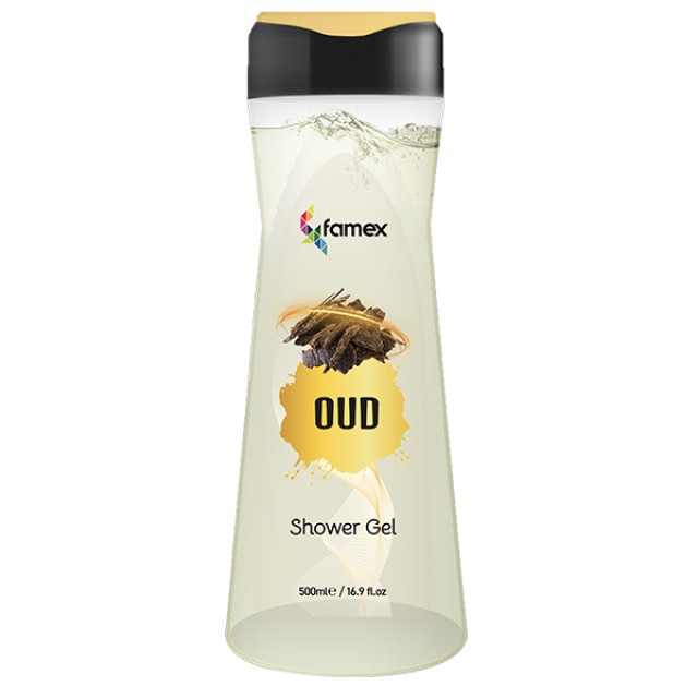 Famex Shower Gel Oud με Άρωμα Σανδαλόξυλο 500ml