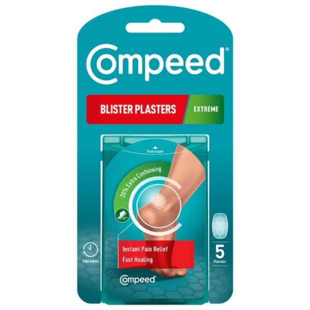 Compeed Blister Plasters Extreme Επιθέματα για Φουσκάλες στη Φτέρνα απ &hellip;