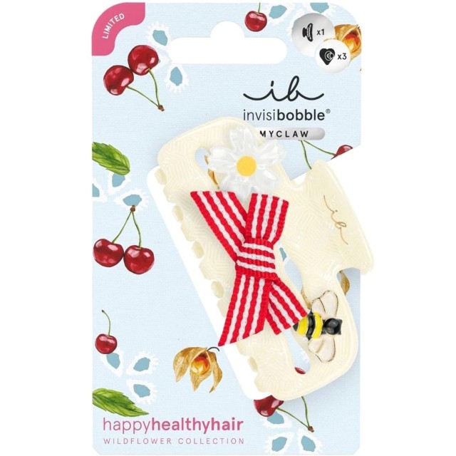 Invisibobble MYCLAW M Wildflower Juicy Charms Κλάμερ Μαλλιών, 4 … Invisibobble MYCLAW M Wildflower Juicy Charms Κλάμερ Μαλλιών, 4 …