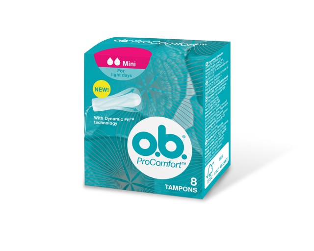 O.B.® Pro Comfort Mini Ταμπόν 8 Τεμάχια