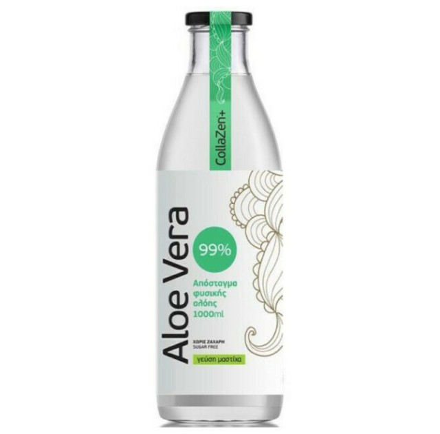 CollaZen Aloe Vera Απόσταγμα Φυσικής Αλόης με Γεύση Μαστίχα, Χωρίς Ζάχ …