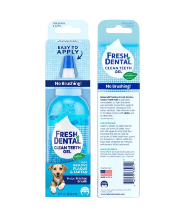 PetLine Fresh Dental Gel για Σκύλους Κατά της Πλάκας & της Πέτρας 118m …