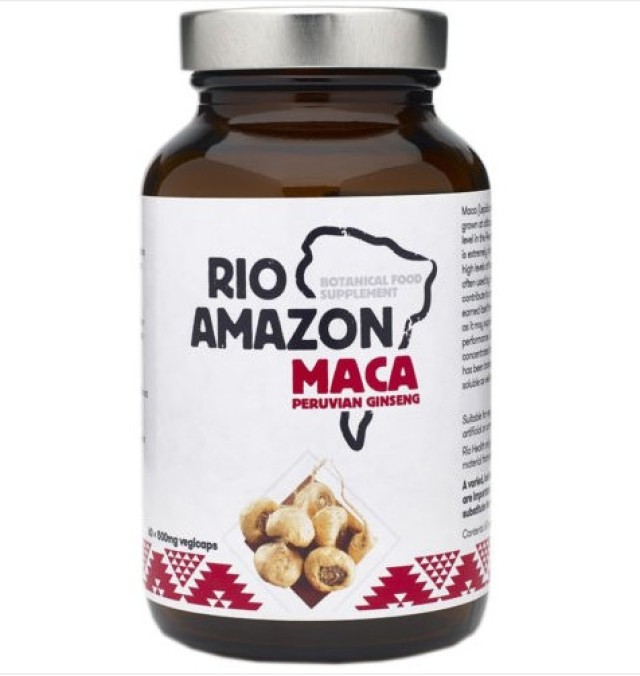 Rio Amazon Trading Maca Συμπλήρωμα Διατροφής Για Την Στυτική Δυσλειτουργία 60 Κάψουλες