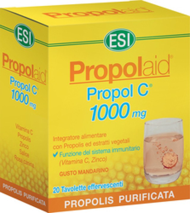 ESI Propolaid Propol C 1000mg 20 αναβρ. δισκία ESI Propolaid Propol C 1000mg 20 αναβρ. δισκία